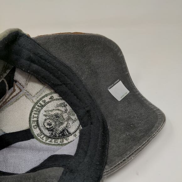 Eagle Crest U.S. Army Strapback Hat Gray OSFM Embroidered Logo - Picture 11 of 12